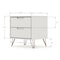 Manhattan Comfort Rockefeller Nightstand 2.0 in Off White, PK2 2-102GMC8 - alternate 3